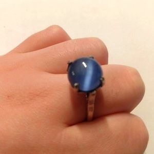 Blue Victorian ring.
